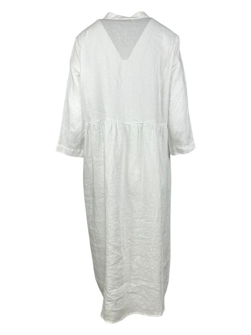 Abito donna ricamato bianco Whyci | WH1051BIANCO