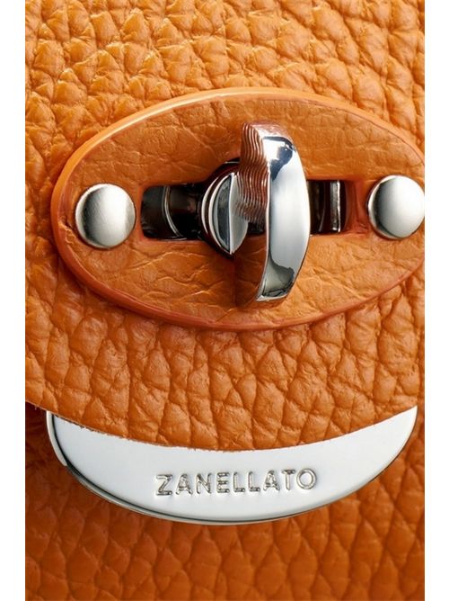 tracollina donna lettera in pelle daily arancio Zanellato | 068331-0040000Z0301