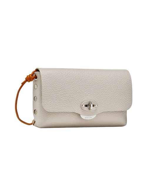 women's white leather daily letter shoulder bag Zanellato | 068331-0040000Z1190