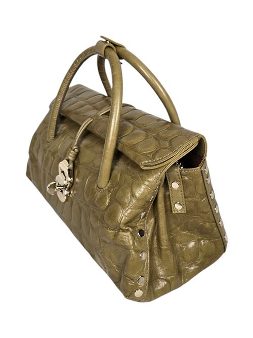 women's handbag in military safari leather Zanellato | 068750-1980000Z0274