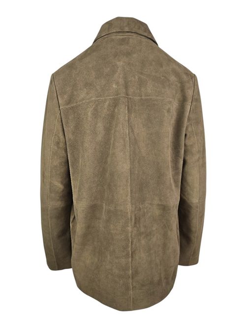 giacca donna over in camoscio marrone Bomboogie | GWLOEN-GSL611