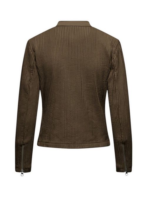 biker donna in pelle plisset castagna Bomboogie | JWCATY-LLJ612