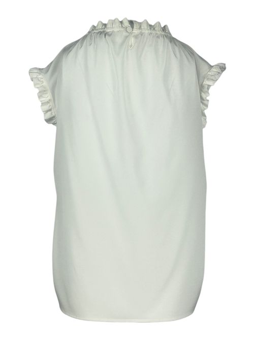 camicia donna senza maniche avorio Caliban | P7D-YE3UA3