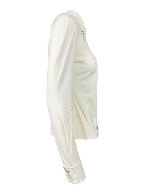 camicia donna modello uomo in skinlike avorio Caliban | PL4-YMJUS1