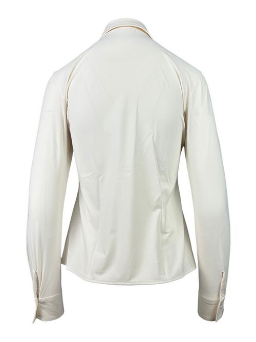 camicia donna modello uomo in skinlike avorio Caliban | PL4-YMJUS1