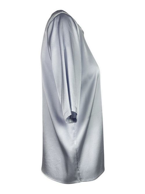 t-shirt donna in raso azzurra Caliban | PR5-Y9MUB4