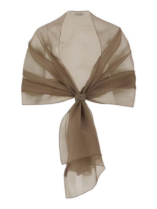 stola donna in organza castagna D.EXTERIOR | 626836