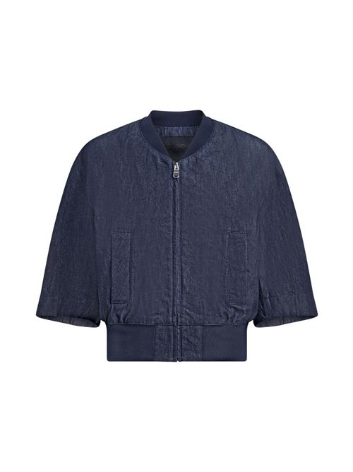 bomber donna in denim scuro Dondup | DJ756-DFE323MC4800