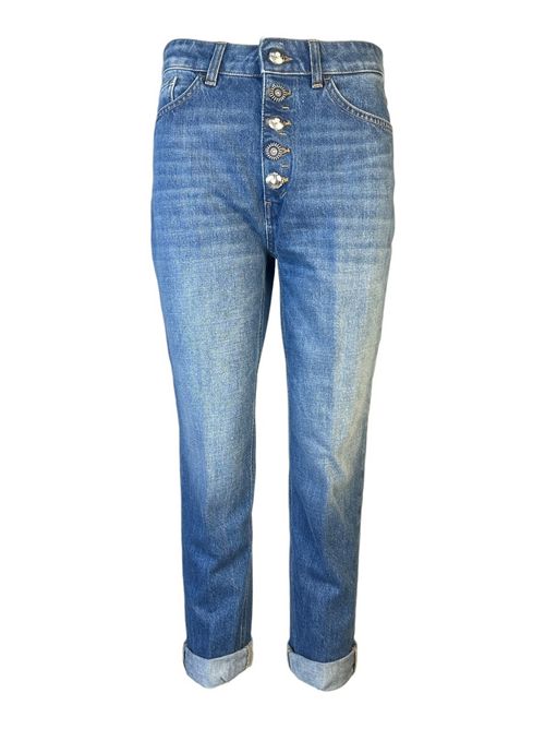 jeans donna koons in denim chiaro Dondup | DP268B-DFE286MR3800