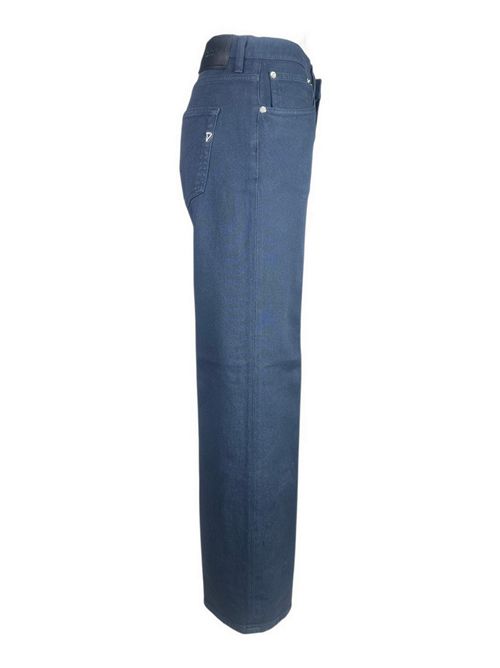 pantalone donna jakline in bull denim blu Dondup | DP427-BSE037KPT890