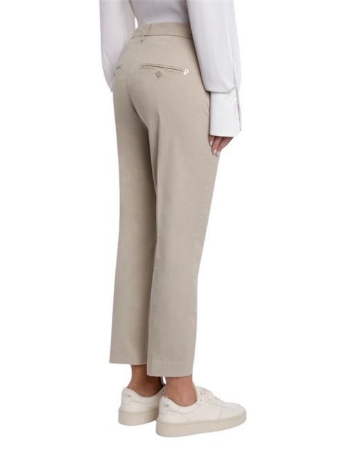 pantalone donna nima in gabardina sabbia Dondup | DP576-GSE046010