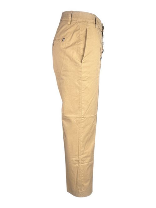 pantalone donna nima in gabardina castagna Dondup | DP576-GSE046PTD706