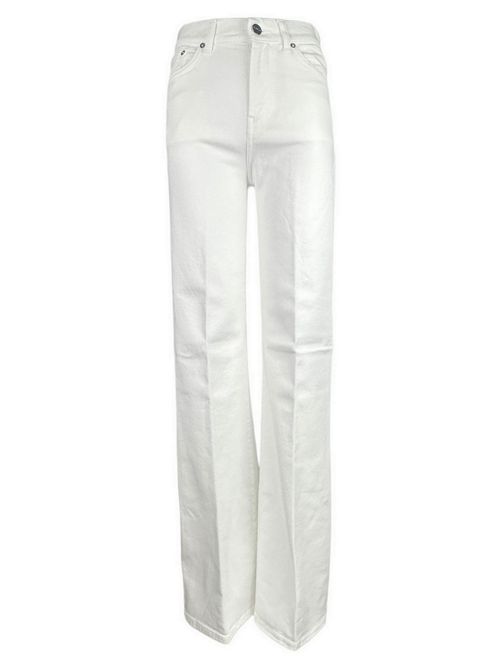 jeans donna amber in bull denim bianco Dondup | DP619-BSE037KPT001