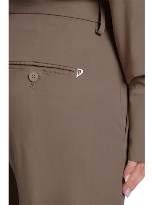 pantalone janice in gabardina militare Dondup | DP771-GS0096DPTD718