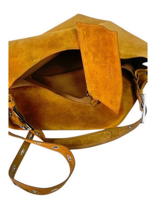 bisaccia donna in camoscio grande castagna Dondup | WB306-PL0659XXX016