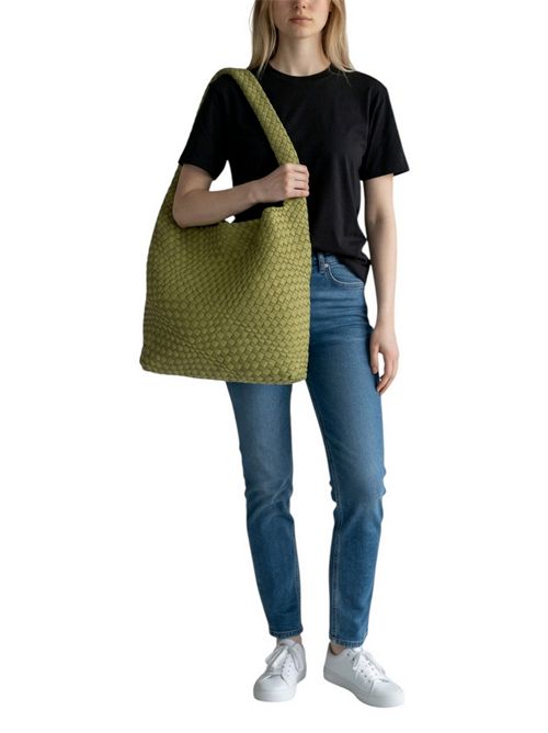 bisaccia donna intrecciata sabbia Fez | 9221BEIGE