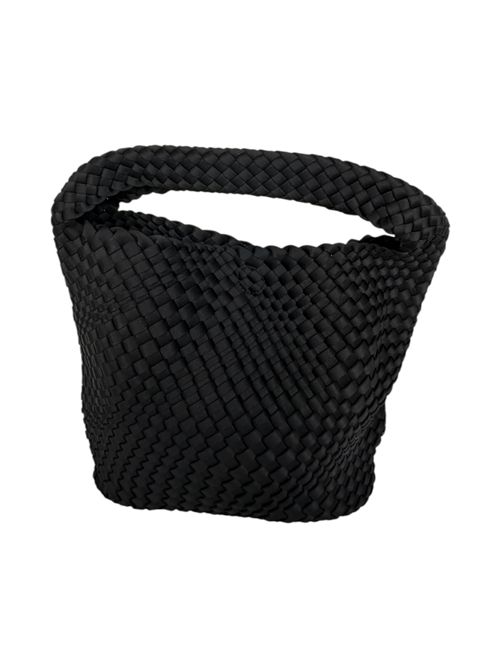 bisaccia donna intrecciata nero