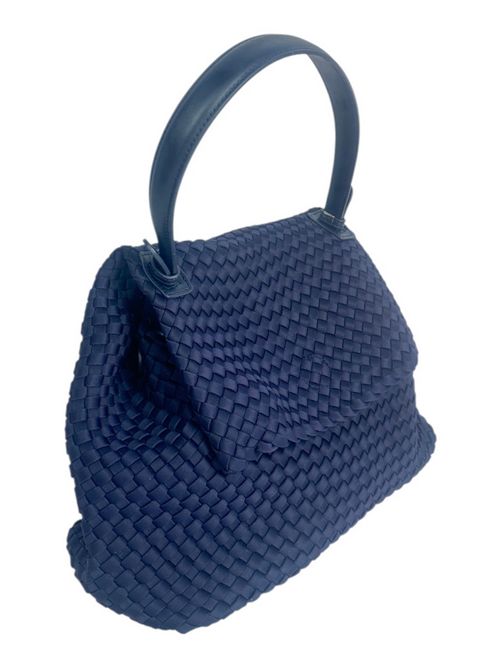borsa donna intrecciata blu Fez | 9231BLU