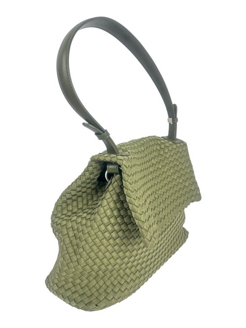 borsa donna intrecciata militare Fez | 9231MILITARY