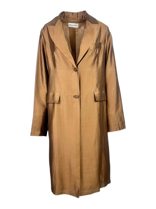 spolverino donna in mussola tabacco Gnossienne | 4513-42810748