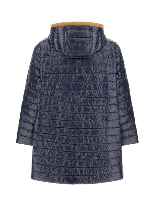 parka donna reversibile beige e blu Herno | PI002221D2192