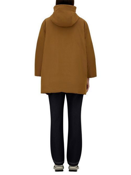 parka donna reversibile beige e blu Herno | PI002221D2192