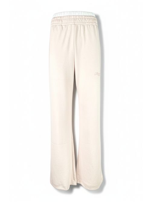 women's modal trousers with double waistband in pink Hinnominate | HMABW02393-TMTM0017RO06