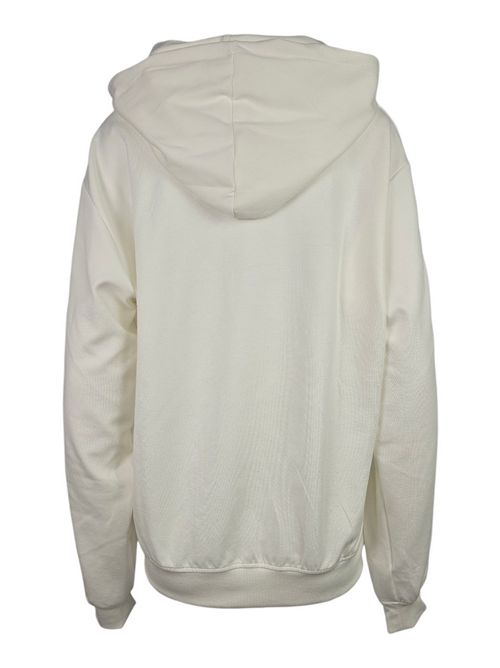 felpa donna in modal con dettagli raso bianco Hinnominate | HMABW02400-TMTM0017BI02