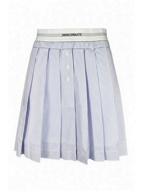 minigonna donna a righe azzurro/bianco Hinnominate | HMABW02620-TMTL0025BL02