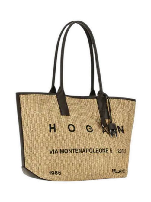 Borsa donna Hogan Address PiccolaMarrone Avorio Hogan | KBW01TA3200UYI7E06