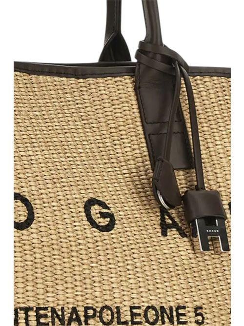 Borsa donna Hogan Address PiccolaMarrone Avorio Hogan | KBW01TA3200UYI7E06