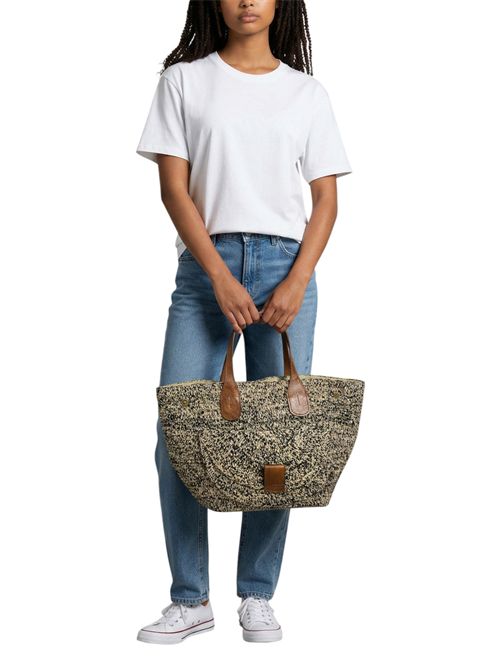 Shopping donna Laza 2 beige e nero IBELIV | LAZA2TIGA