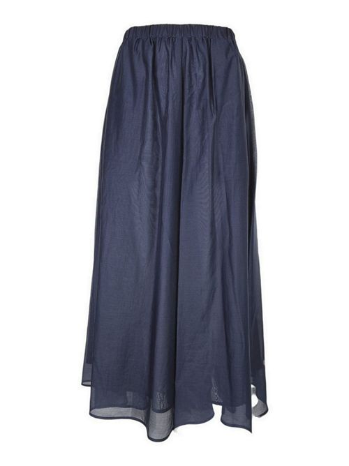 gonna pantalone donna  in mussola blu MEIMEIJ | E6/I/M6EF07888