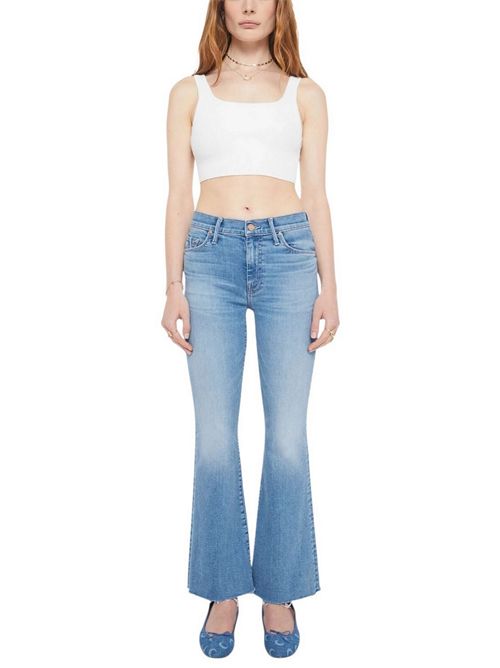 Women's The Weekender Fray Ride Hard Live Louder jeans Mother | 1535-2104RHL