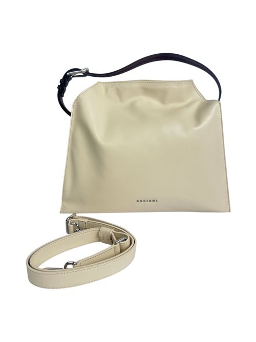 borsa donna trinity media in pelle liscia avorio Orciani | B02231-JUNGLEBURRO