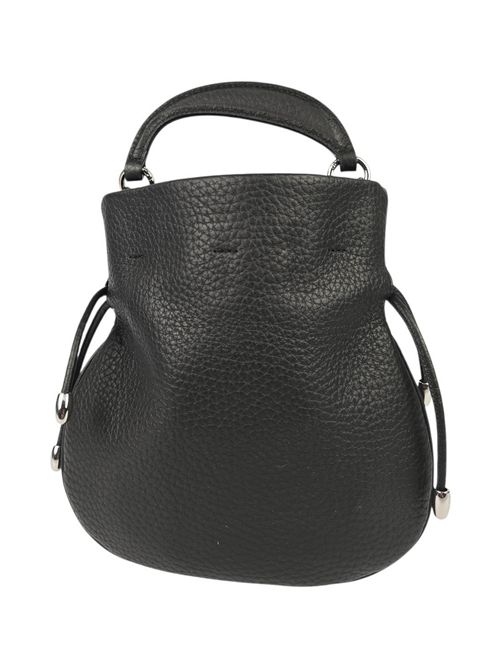 Mini bag donna Juice in pelle martellata nero Orciani | B02233-SOFTNERO