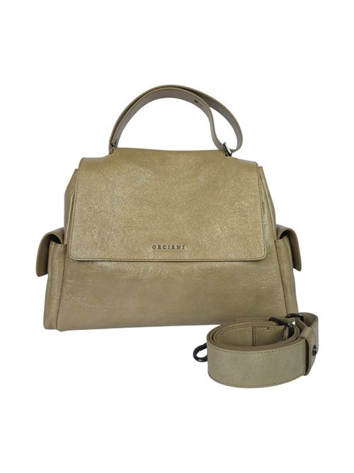 borsa donna sveva cargo media in pelle perlata biscotto Orciani | BT2006-STARKBISCOTTO