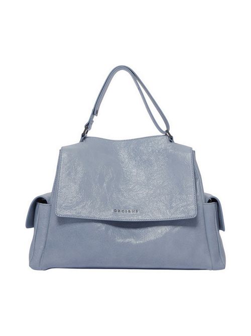 borsa donna sveva cargo media in pelle perlata Orciani | BT2006-STARKCIELO