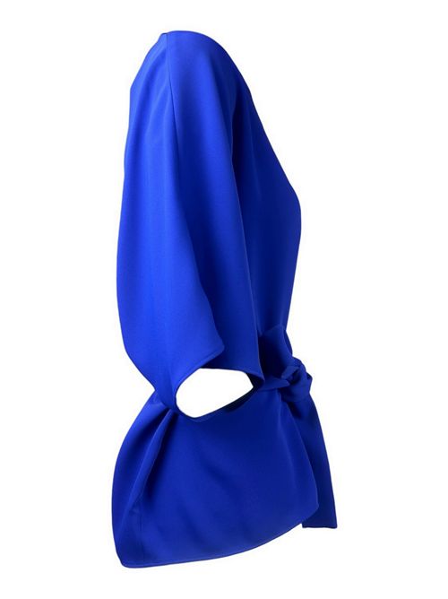 t-shirt donna in cady legata bluette P.A.R.O.S.H. | D313327-PANTY26083