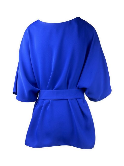 t-shirt donna in cady legata bluette P.A.R.O.S.H. | D313327-PANTY26083