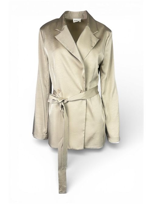 giacca donna vestaglia in poliestere sabbia P.A.R.O.S.H. | D420453-PAKY004