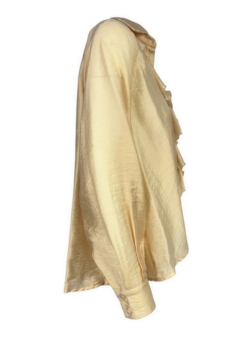 camicia donna con ruches rosa Rame | NSCAM08-TVI0426SKIN