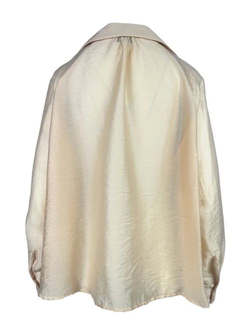 camicia donna con ruches rosa Rame | NSCAM08-TVI0426SKIN