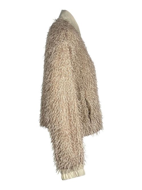 bomber donna con piume rosa Rame | NSCAP07-TPO0506BLUSH