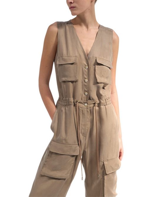 tuta donna in cupro salvia Rame | NSTUT02-7VI0392OIL