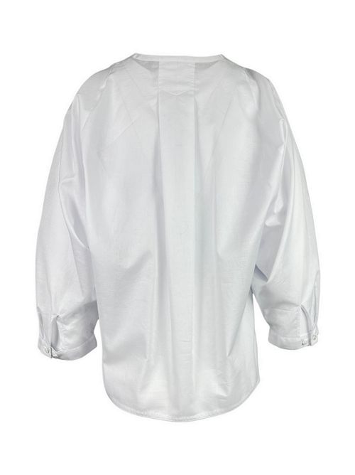 camicia donna over in mussola bianco Xacus | AILEEN-25110001