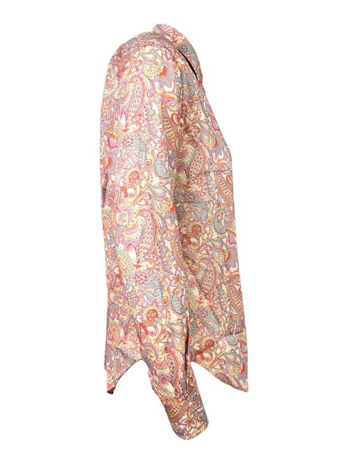 camicia donna uomo fantasia cachemire multicolor Xacus | MARTA-25575003