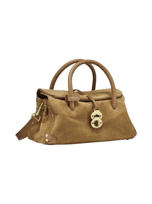 borsa donna dotta small in pelle Zashmere & Cactus biscotto Zanellato | 070800S-2270000Z0248