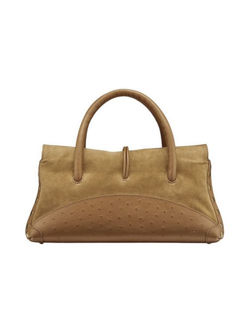borsa donna dotta small in pelle Zashmere & Cactus biscotto Zanellato | 070800S-2270000Z0248