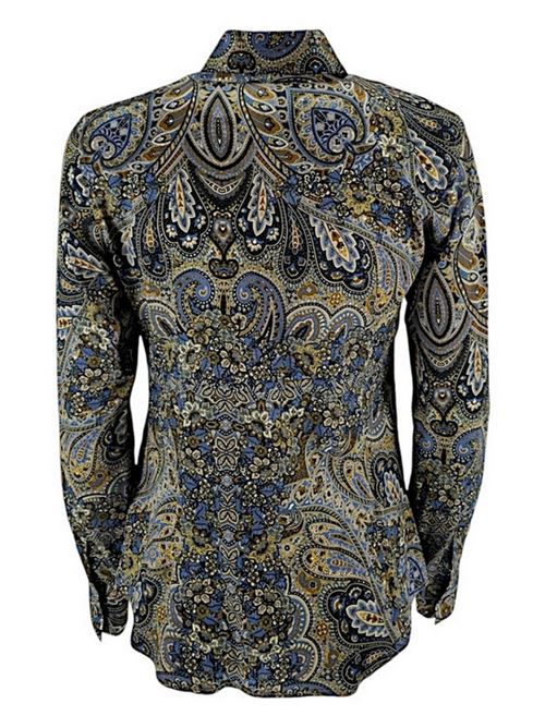 women's multicolor cashmere patterned shirt Caliban | RH8-YNYFQ1